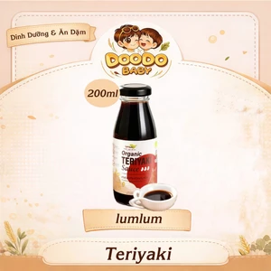 Sốt Teriyaki Ăn Dặm Hữu Cơ Lumlum Cho Bé (200ml)