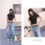 Áo Phông Nữ Yody Crop top Thun Rib Năng động Mềm mại WCTS26S010