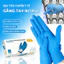Găng Tay Cao Su Đen/Trắng/Xanh Nitrile,Có Nhám Đầu Ngón Tay,Cao Su Thiên Nhiên Cao Cấp