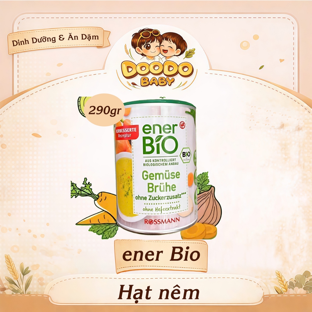 Hạt Nêm Ăn Dặm Hữu Cơ Ener Bio/ Alce Nero Cho Bé