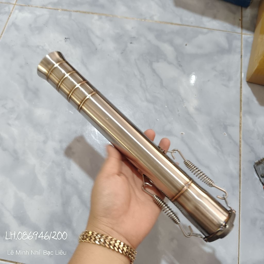 bô inox 30cm máy 9hp đến 25hp.