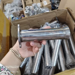 Bô inox 15cm máy 9hp-25hp.