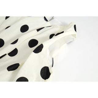 Váy Cho Bé Gái, Váy Chấm Bi Thiết Kế Váy Bí Xinh Xắn Chất Liệu Cotton Mềm Mại Thấm Hút Mồ Hôi