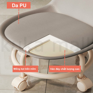 Ghế đẩu mini bằng nhựa ghế trẻ em lưng cao có đệm mút hoạt tính êm ái có bánh xe và có nhiều màu sắc kiểu dáng khác nhau