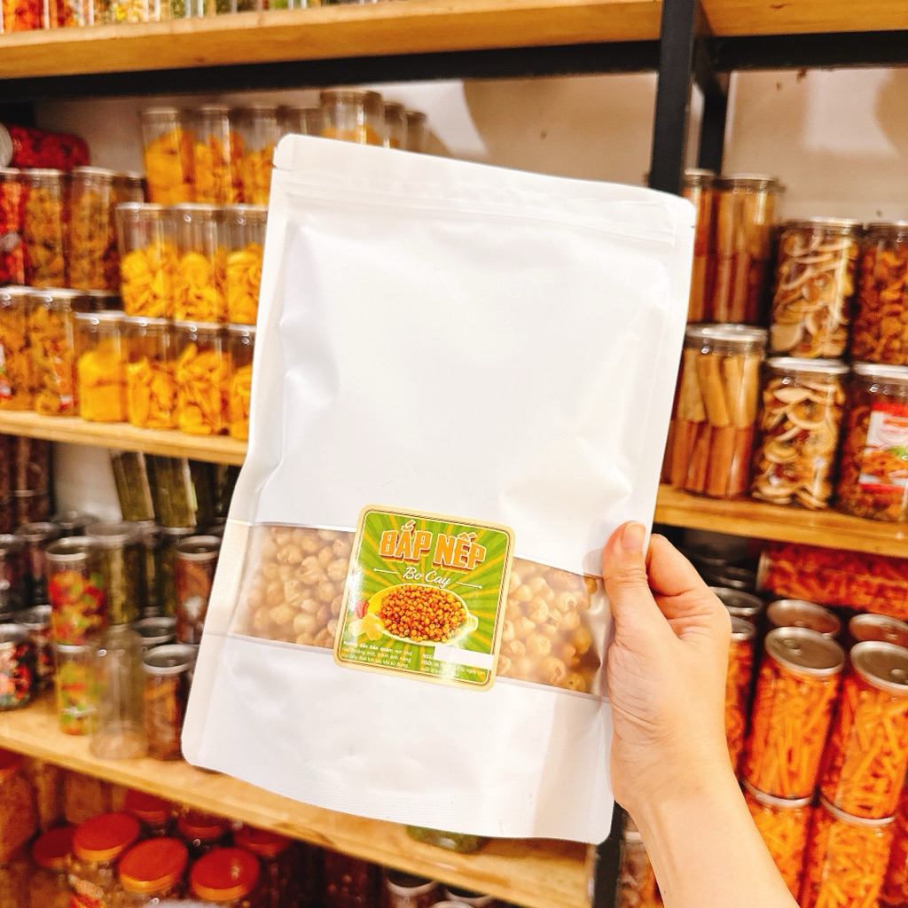 500Gr Bắp Nếp Bơ Cay ngon đặc biệt -1Túi Zip 500GR