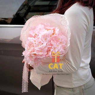 Hoa Lụa Màu Hồng Cao Cấp – Bó Hoa Hồng Pastel Tặng 8/3, Sinh Nhật, Valentine, Quà Tặng, Bạn Gái, Hoa lụa cao cấp bền lâu