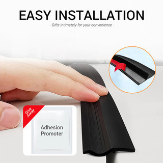 Dải dán đóng kín khoảng trống nắp thân xe hơi SEAMETAL chống mưa và bụi bẩn 1.6m dành cho SUV/ MPV