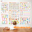 Bảng chữ cái Lalala Baby poster dán tường đồ chơi giáo dục sớm kích thước 40x60cm