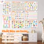 Bảng chữ cái Lalala Baby poster dán tường đồ chơi giáo dục sớm kích thước 40x60cm