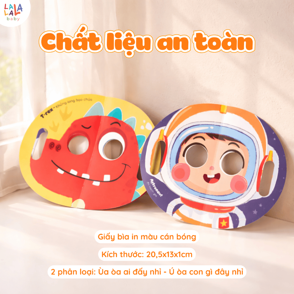 Sách giấy Peek a boo  Lalala baby ú oà Ai đây nhỉ đồ chơi giấy hóa trang đồ chơi thông minh cho bé