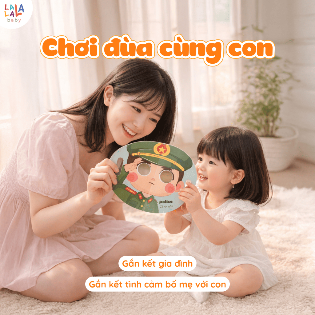 Sách giấy Peek a boo  Lalala baby ú oà Ai đây nhỉ đồ chơi giấy hóa trang đồ chơi thông minh cho bé