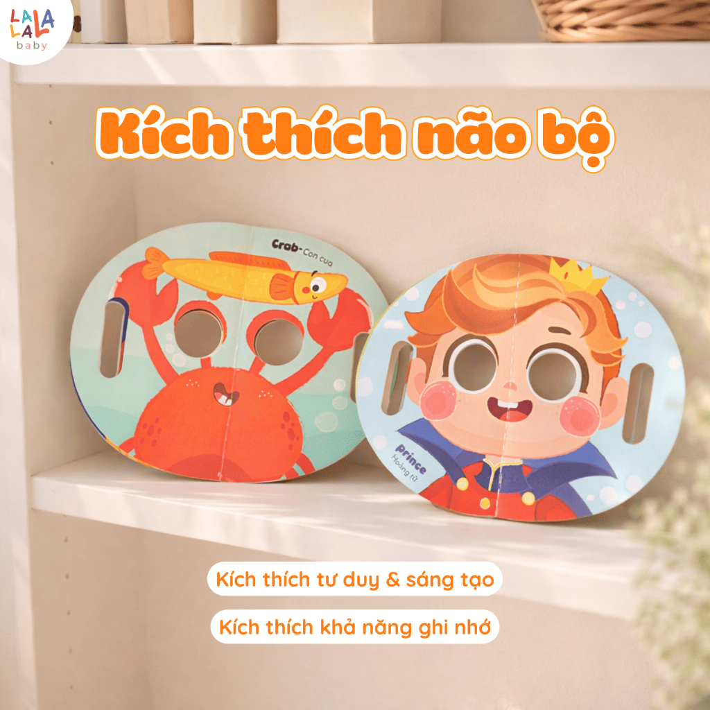Sách giấy Peek a boo  Lalala baby ú oà Ai đây nhỉ đồ chơi giấy hóa trang đồ chơi thông minh cho bé