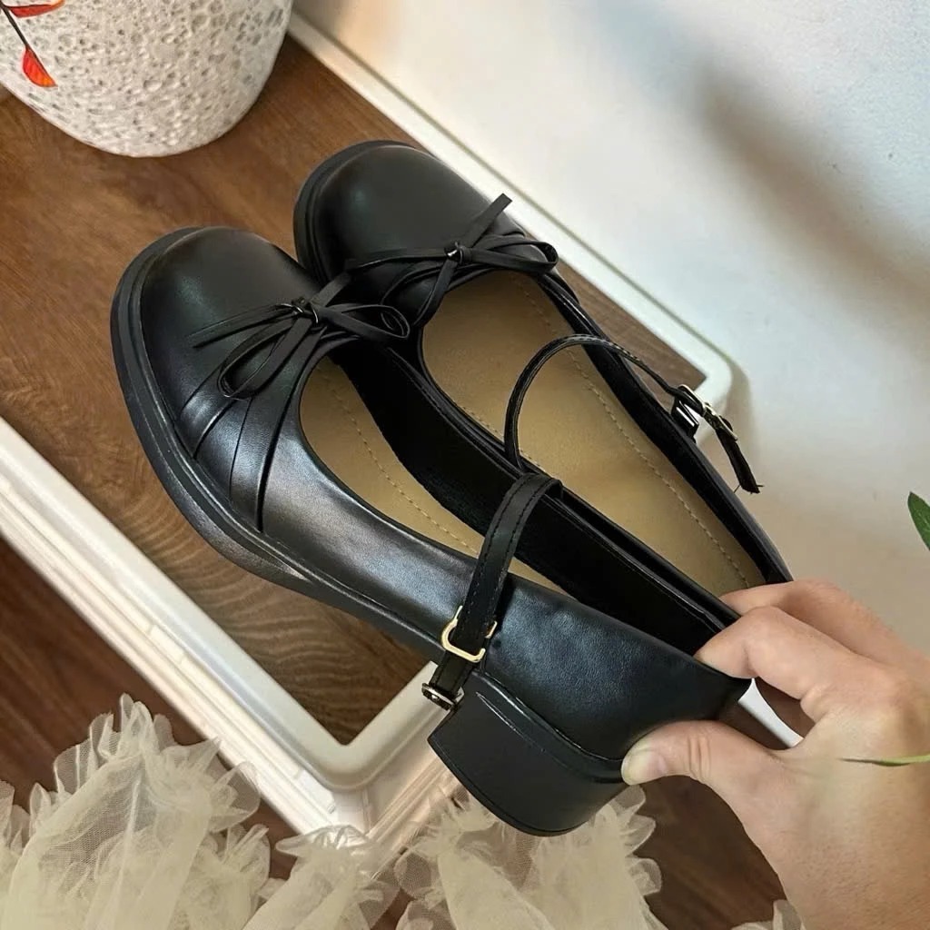 [Peinn] GIÀY BÚP BÊ NỮ LOLITA chất da mềm quai soắn mẫu mới hót hít mã 251