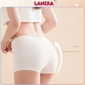 Quần lót nữ bảo hộ mặc trong váy chống lộ chất su mềm mại co giãn tốt kiểu basic LANIXA V8205 -CB
