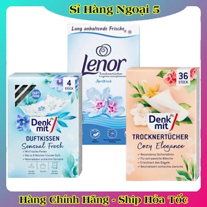 GIẤY THƠM QUẦN ÁO DENKMIT DÙNG CHO MÁY SẤY, GIẤY THƠM QUẦN ÁO LENOR- Nội địa Đức [Hot]