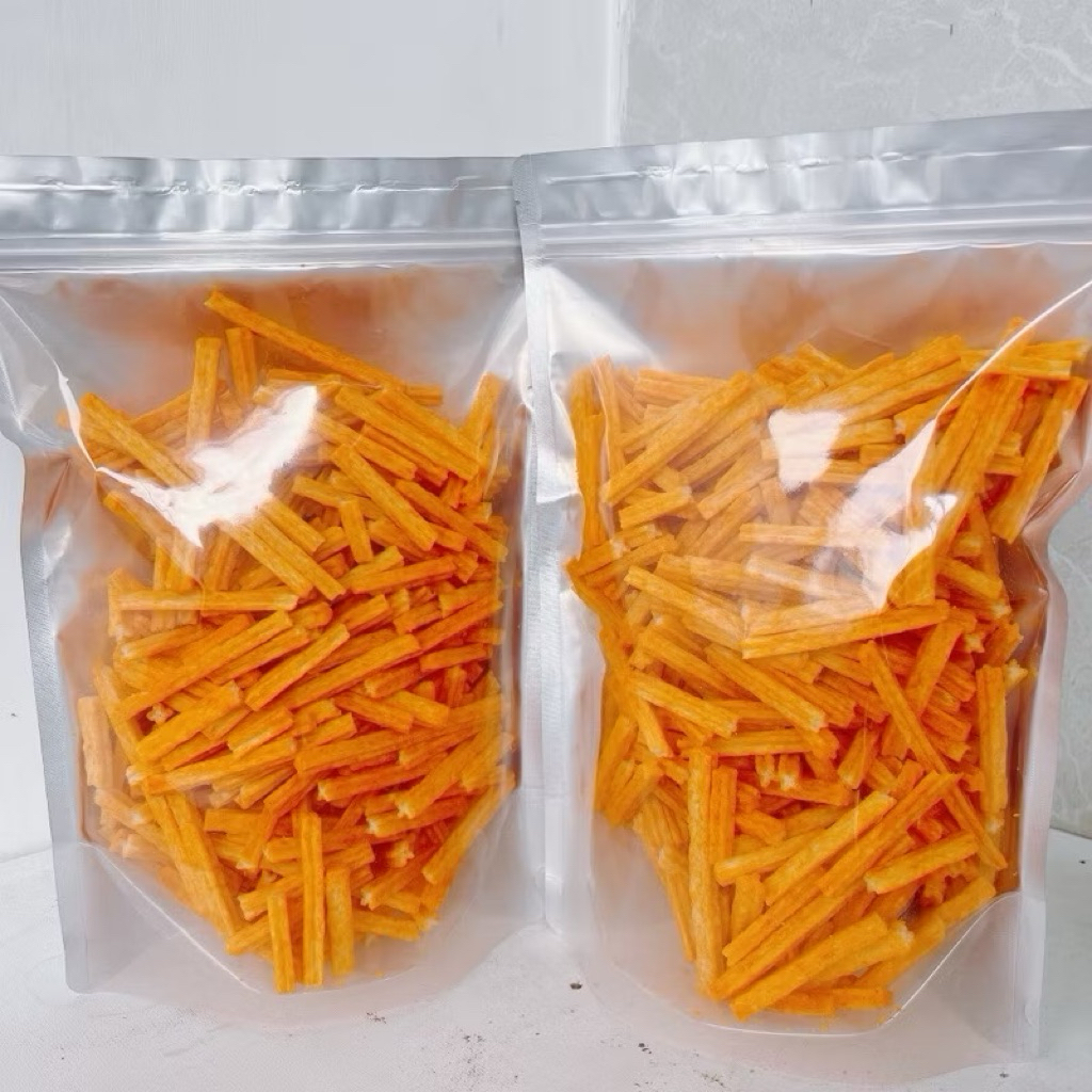 1Kg Khoai Tây Lắc Phô Mai Cắt Sợi(2Túi Zipx500Gr) loại ngon giòn thơm