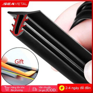 Dải bịt kín xe hơi SEAMETAL bằng cao su 1.6M loại U cách âm cách nhiệt dán kính chắn gió tự động