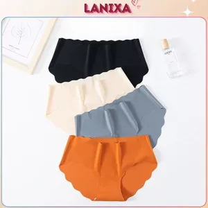 Quần lót nữ su đúc viền lượn sóng xinh xắn co giãn tốt không đường may ôm mông LANIXA LA09 -CB