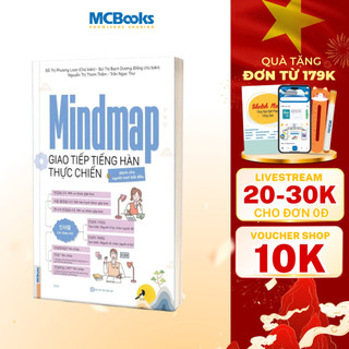 Sách - Mindmap Giao Tiếp Tiếng Hàn Thực Chiến Cho Người Mới Bắt Đầu