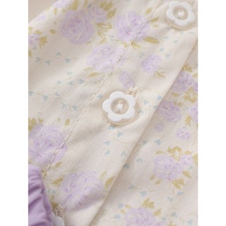 Set Bộ Bé Gái, Set Bộ Tiểu Thư Thiết Kế Áo Tay Bồng Kèm Chân Váy Bí Chất Liệu Cotton Mềm Mại