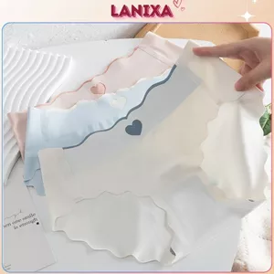 Quần lót nữ su đúc mềm mại thoáng mát viền lượn sóng cạp vừa tôn dáng gợi cảm LANIXA L8520 -CB