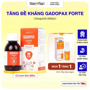 Gadopax forte tăng đề kháng vượt trội hỗ trợ tăng cường sức đề kháng của cơ thể cho bé (chai 100mL)