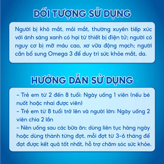 Viên Uống Omega 3 Vinh Gia Giàu DHA EPA, Giúp Hỗ trợ Sức Khỏe Mắt Và Trí Não, làm Đẹp Da (Hộp 100v)