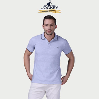 Áo Polo Nam Jockey cotton CVC thêu logo Full Boy - J1314