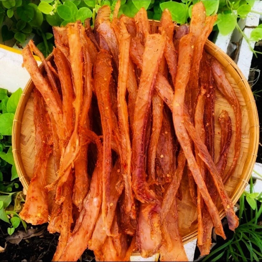[LOẠI 1]1kg Khô cá lóc xé sợi Thế Giới Hải Sản khô cá lóc fillet thịt dai, ngon chiên nướng được hút chân không
