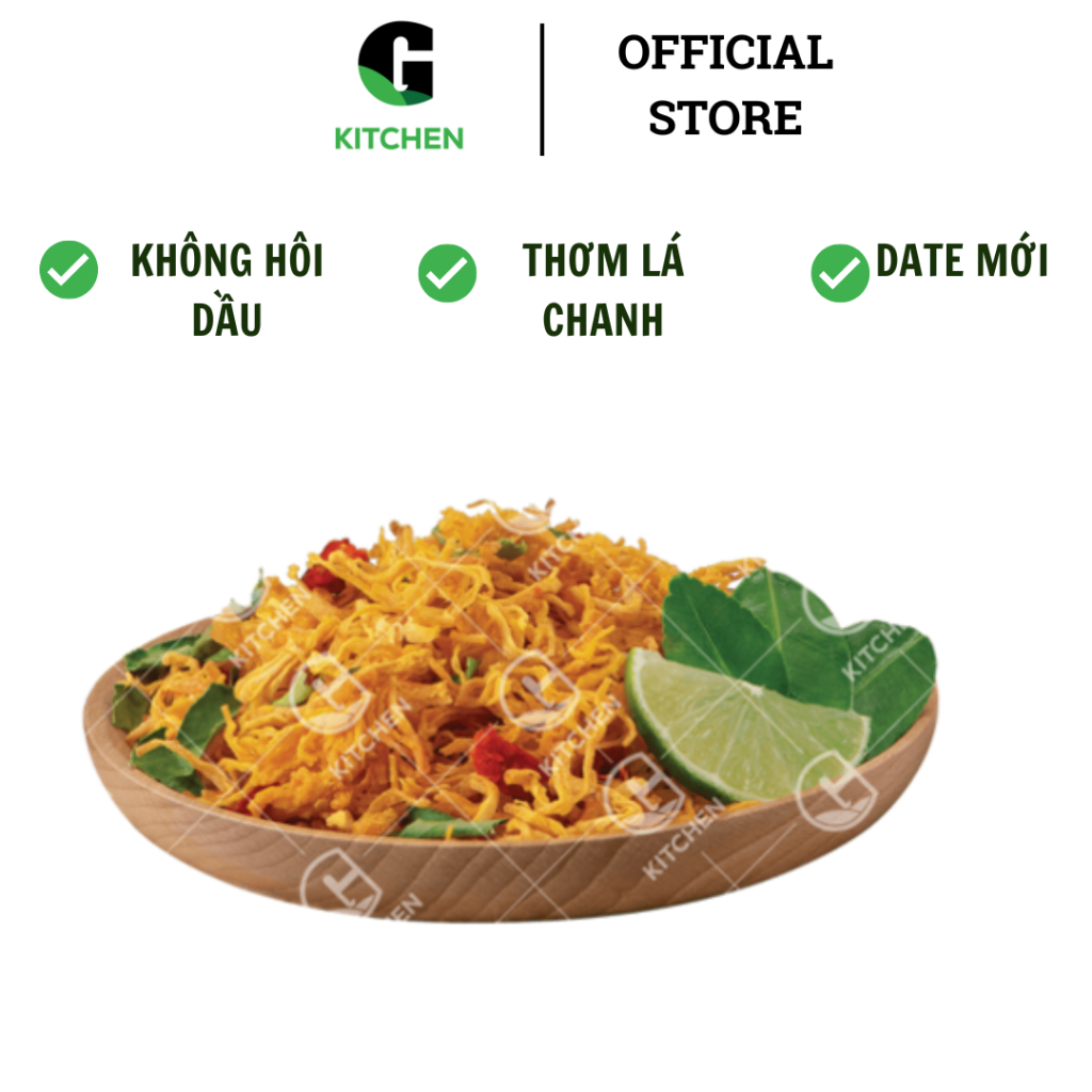 HÀNG TẶNG CHO HÓA ĐƠN 250K - Khô gà vị lá chanh G thương hiệu G Kitchen 22g [Giao toàn quốc]