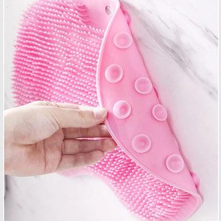 (L26) Tấm Thảm Chà Lưng Silicon Hít Tường Tạo Bọt, Massage Toàn Thân, Cọ Chà Chân Tạo Bọt Thư Giản