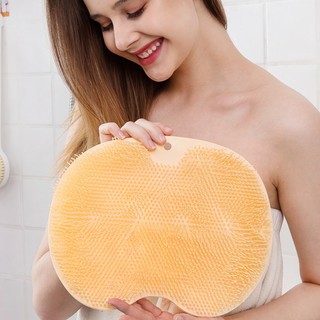 (L26) Tấm Thảm Chà Lưng Silicon Hít Tường Tạo Bọt, Massage Toàn Thân, Cọ Chà Chân Tạo Bọt Thư Giản