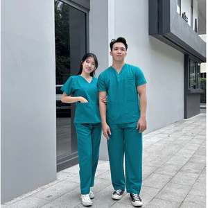 Bộ Đồ Scrubs Bác Sĩ Quần Áo Cho NỮ Vải Cotton Đủ Size, Màu Sắc