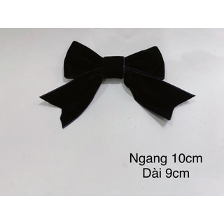 tag gài áo nơ nhung nơ xinh phong cách hàn quốc nhẹ nhàng-video shop tự quay