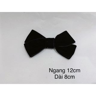 tag gài áo nơ nhung nơ xinh phong cách hàn quốc nhẹ nhàng-video shop tự quay