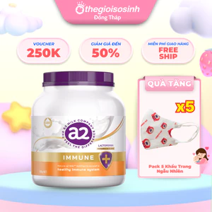 Sữa Tươi Nguyên Kem Dạng Bột A2 Immune Lactoferrin Úc 900g - Tăng Cường Đề Kháng Cho Bé Mạnh Khỏe