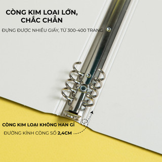 [TẶNG BÚT] Sổ Còng B5 CLASSMATE Bìa Foam Cứng Cao Cấp , Nhẹ, Bền Chứa 300 Trang Giấy 100gsm Đủ Loại Dòng Kẻ BC-08/09