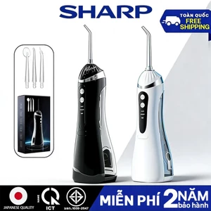 BH 24 Tháng/Máy Tăm Nước Sạc Không Dây Mang Đi Du Lịch 3 Chế Độ 3 Vòi Xịt Bình Nước Tháo Rời 200mL cho Người Niềng Răng