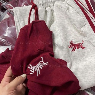 Set bộ thun nữ Loại 1 thiết kế áo ôm body ngắn tay và quần ống suông rộng trẻ trung siêu xinh