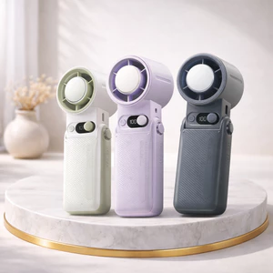 Quạt Cầm Tay Mini A228 199 Cấp Gió, Pin 6000mAh, Sạc Type-C, Màn Hình LED, Quạt Mini Turbo Gió Mạnh Nhỏ Gọn