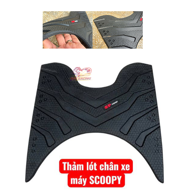 Thảm lót xe máy SCOOPY cao su chất lượng loại Dày