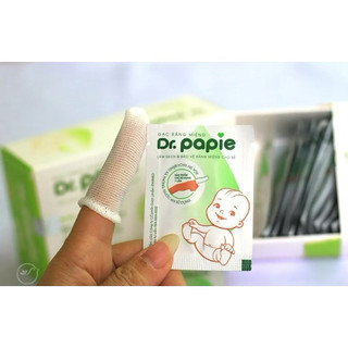 Gạc Rơ Lưỡi Dr Papie Chính Hãng – Gạc Vệ Sinh Răng Miệng Cho Bé Sơ Sinh, Trẻ Nhỏ