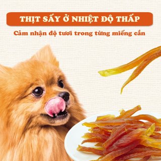 [DoggyMan] Thanh Gà Sấy Dẻo 180gr - Gà Sấy Dẻo Mềm Dai/ Thanh gà sấy  Cho Cún Yêu , Túi Lớn Tiết Kiệm Hơn