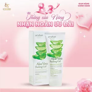 Gel tẩy tế bào chết Arrhan Aloe Vera Pelling Gel, tẩy da chết từ Lô Hội Hàn Quốc 180ml