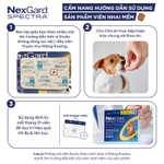 [TẶNG 5 QUÀ] Combo 02 hộp NexGard SPECTRA - Viên nhai phòng và trị nội, ngoại ký sinh dành cho Chó - size XS (2-3.5Kg) — ảnh 8