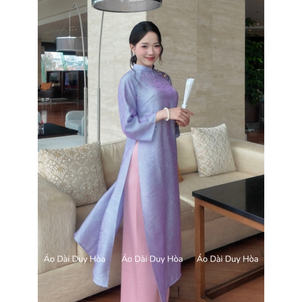 [SẴN HÀNG]Áo dài Tết Như Ý,cách tân dáng suông 2 tà, tay lỡ đính hoa hot trend tết 2026, nữ,women dress - Aó Dài MAI AN | BigBuy360 - bigbuy360.vn