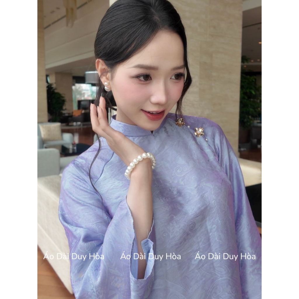 [SẴN HÀNG]Áo dài Tết Như Ý,cách tân dáng suông 2 tà, tay lỡ đính hoa hot trend tết 2026, nữ,women dress - Aó Dài MAI AN | BigBuy360 - bigbuy360.vn