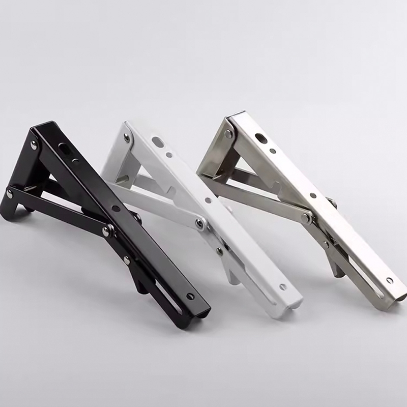 1 đôi (2 cái) BẢN LỀ GẬP MỞ RỘNG, Giá Ke đỡ bàn gấp gọn treo tường, Pát ke chữ L chịu lực 80kg | BigBuy360 - bigbuy360.vn