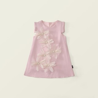 Váy Cho Bé Gái, Váy Thiết Kế Cho Bé Gái Họa Tiết Hoa 3D  Nổi Bật Chất Liệu Cotton Mềm Mại