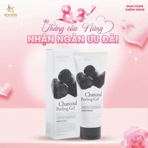 Tẩy Da Chết Arrahan Charcoal Peeling Gel - Hương Than Hỗ Trợ Da Sáng, Mịn Màng Hàn Quốc 180ml